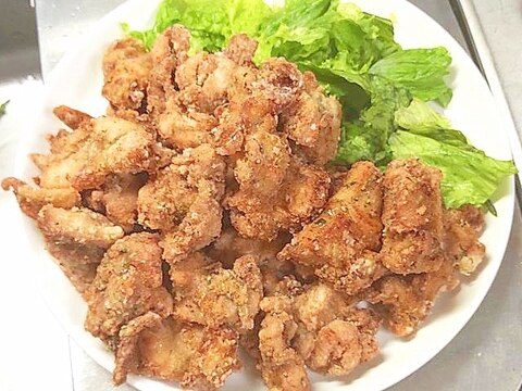 ザンギアレンジ！のり塩のポテチ風から揚げ♪